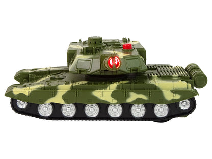 Tanque militar de fricção com som e luz