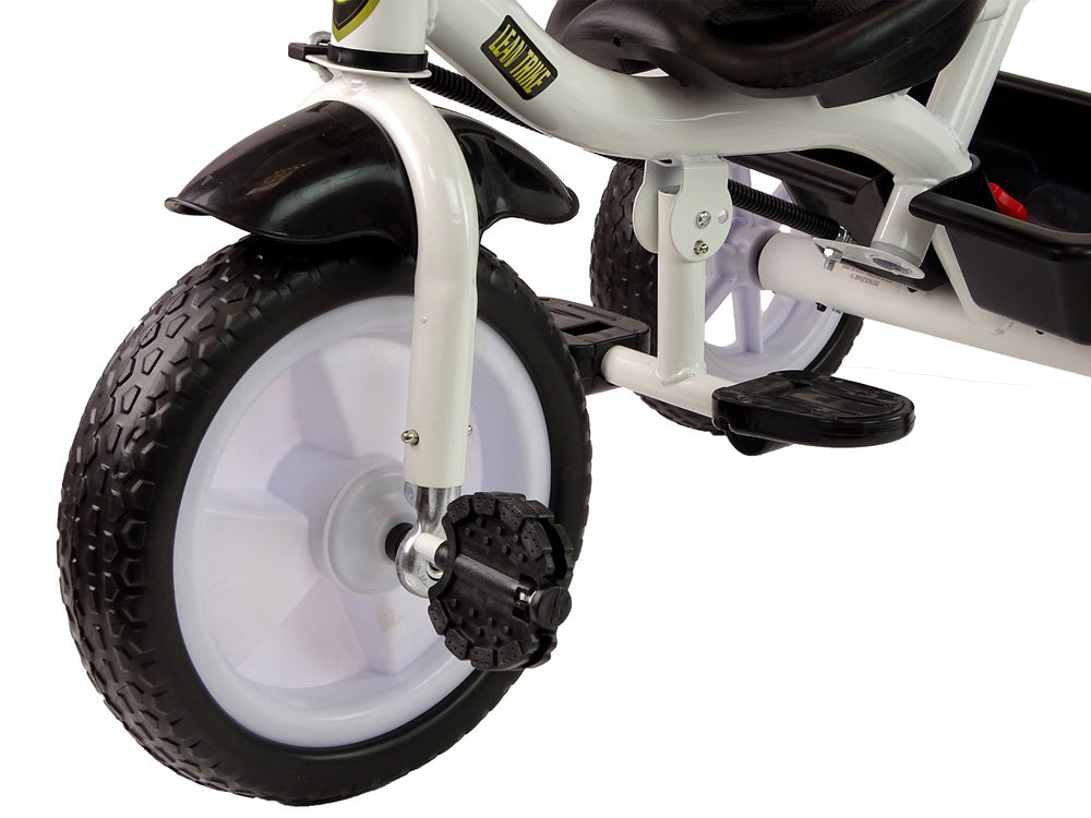 Triciclo PRO100 preto com cesto e rodas EVA
