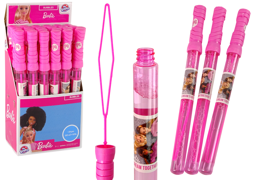 Bolhas de sabão Barbie espada 120 ml My Bubble rosa (1 unidade)
