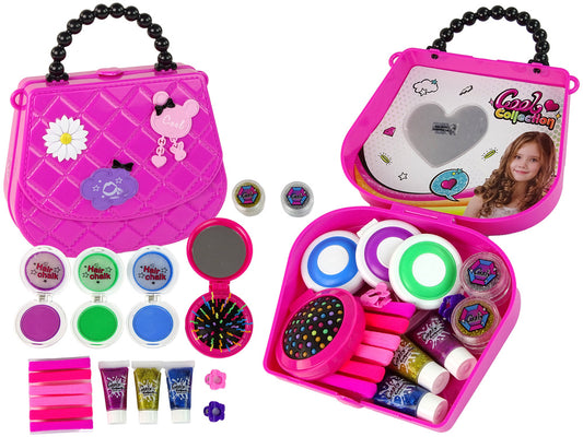 Bolsa de beleza para decorar o cabelo