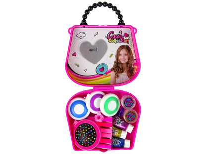 Bolsa de beleza para decorar o cabelo
