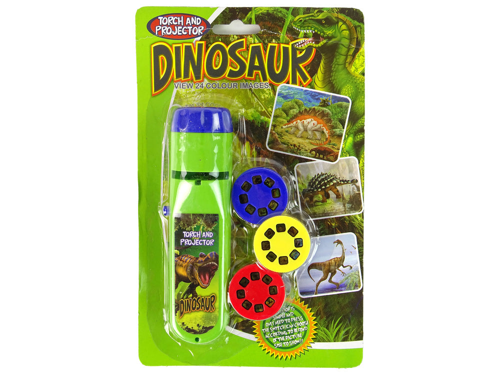 Lanterna projetor dinossauros com 24 slides