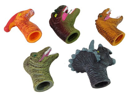 Dedoches Dinossauros coloridos, 5 peças