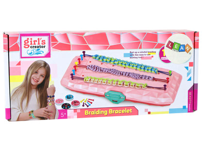 Caixa rosa para fazer pulseiras