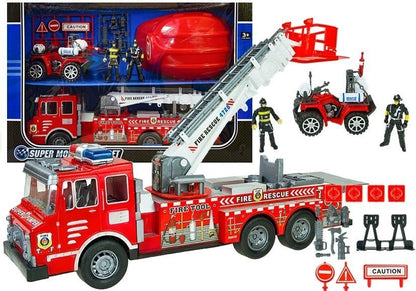 Conjunto bombeiros camião e acessórios