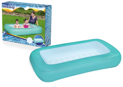 Piscina insuflável cor de mar 165 x 104 x 25 cm Bestway
