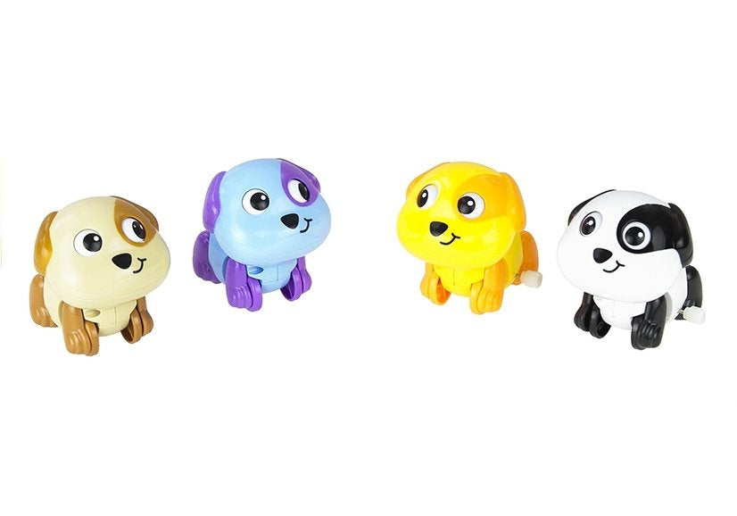 Cão mecânico de corda divertido (1 unidade, sortido)