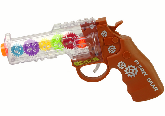Pistola com luz castanha