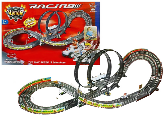 Pista corrida Mario 452 cm com 2 carros