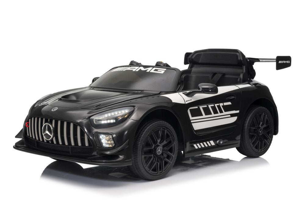 Carro elétrico Mercedes AMG GT3 preto