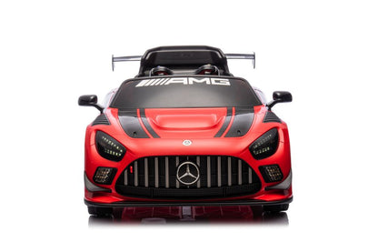 Carro elétrico Mercedes AMG GT3 vermelho