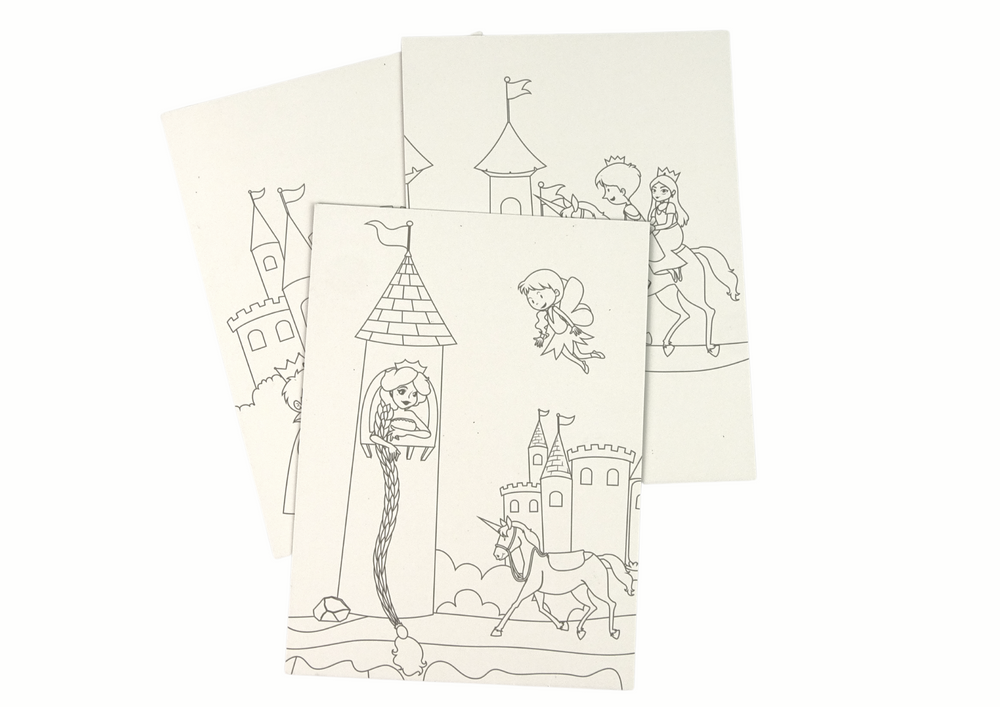Livro de raspar infantil Reino