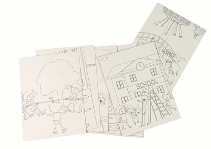 Livro de raspar infantil Escola