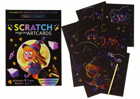 Livro mágico de raspar infantil