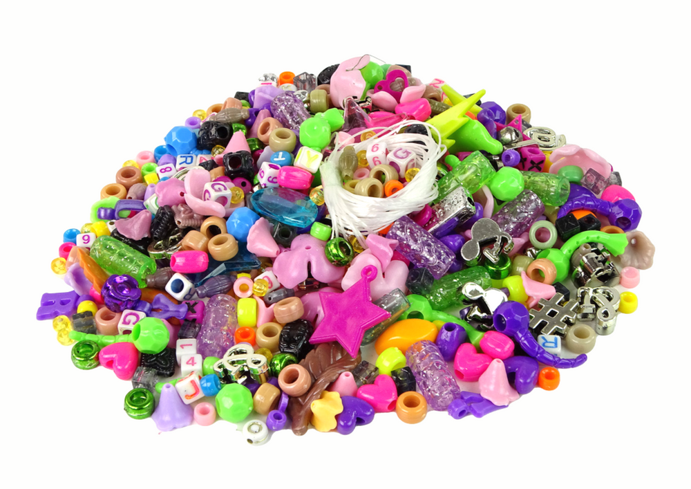 Kit de pulseiras com contas e pendentes unicórnio (1 unidade)