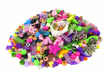 Kit de pulseiras com contas e pendentes unicórnio (1 unidade)