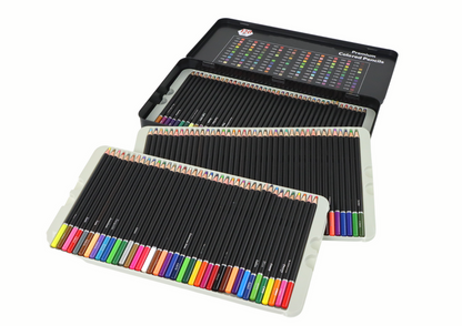 Conjunto premium de lápis 120 peças em várias cores