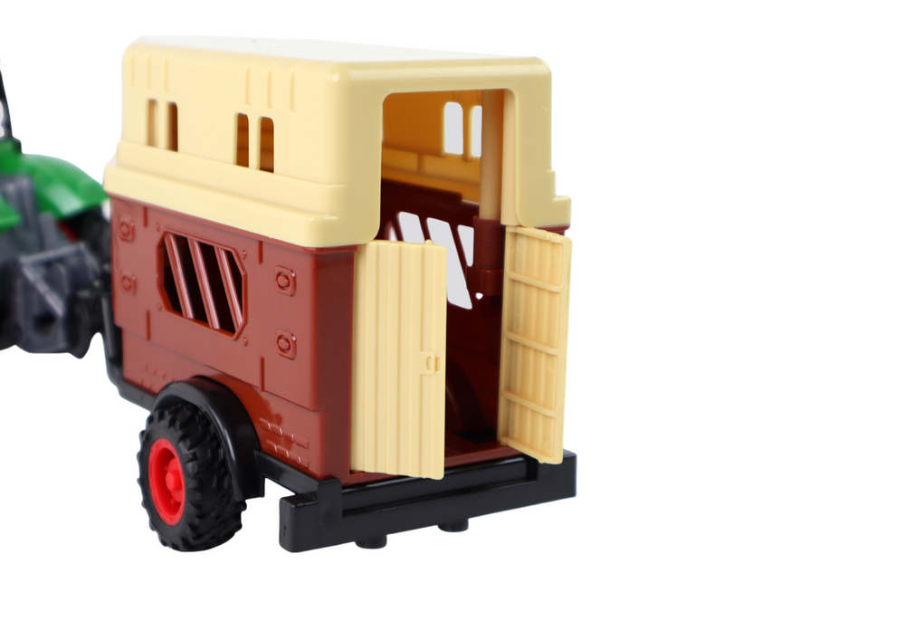 Trator telecomandado com reboque agrícola 1:24