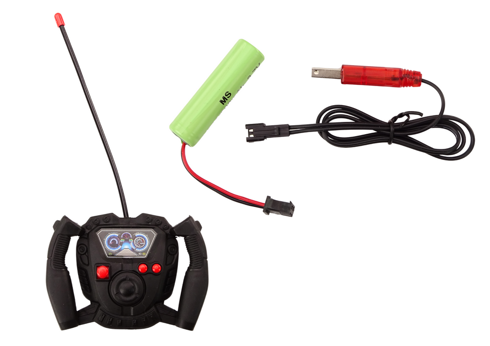 Trator Agrícola RC 1:16 Verde com Reboque Basculante e Telecomando 27 MHz