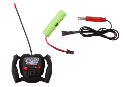 Trator Agrícola RC 1:16 Verde com Reboque Basculante e Telecomando 27 MHz