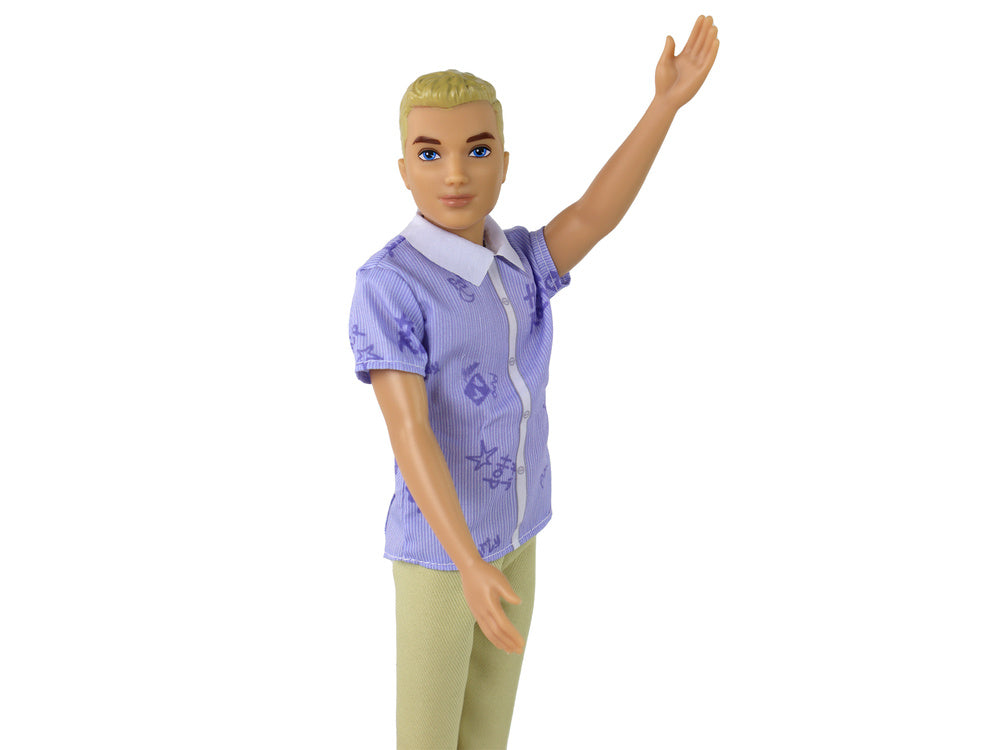Boneco Paulo de cabelo loiro com camisa