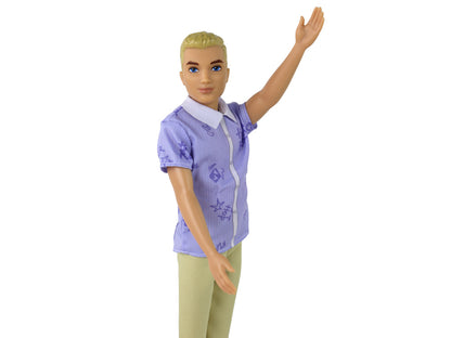 Boneco Paulo de cabelo loiro com camisa
