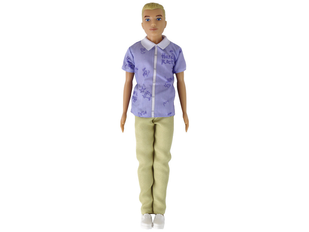 Boneco Paulo de cabelo loiro com camisa