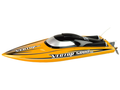 Barco a motor telecomandado brushless ARTR SR80 Pro amarelo