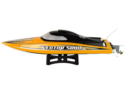 Barco a motor telecomandado brushless ARTR SR80 Pro amarelo