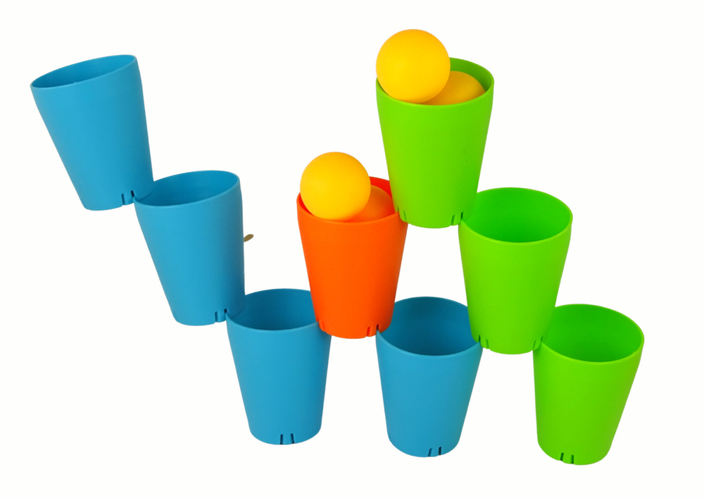 Jogo puzzle chávenas 3 em 1, 44 peças