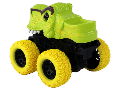 Tiranossauro Rex de fricção verde