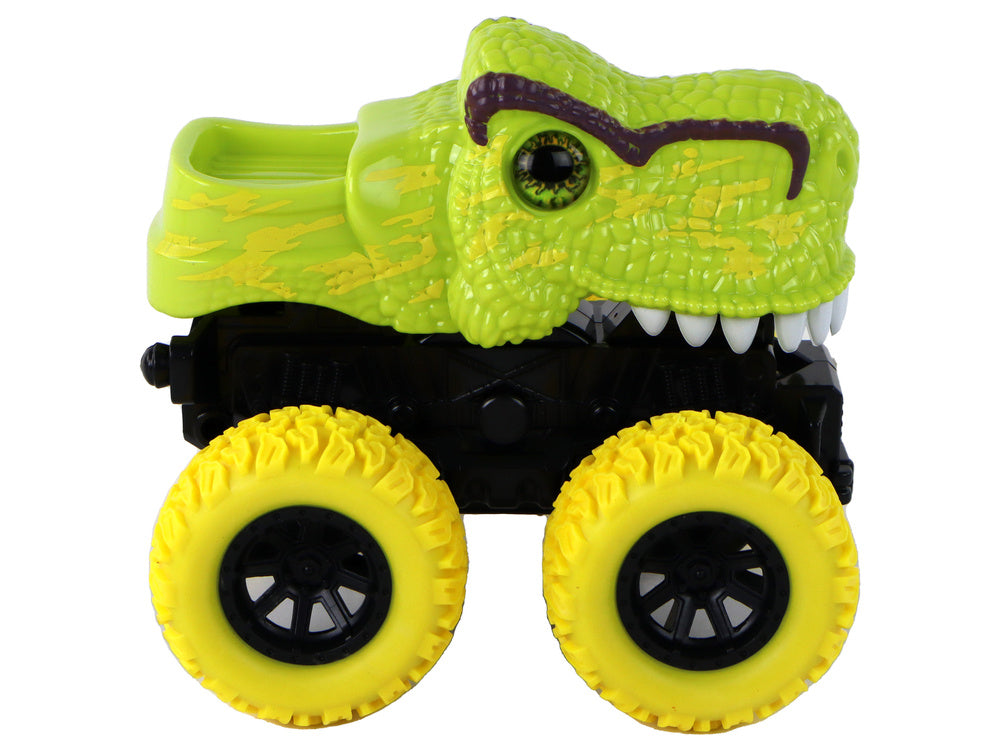 Tiranossauro Rex de fricção verde