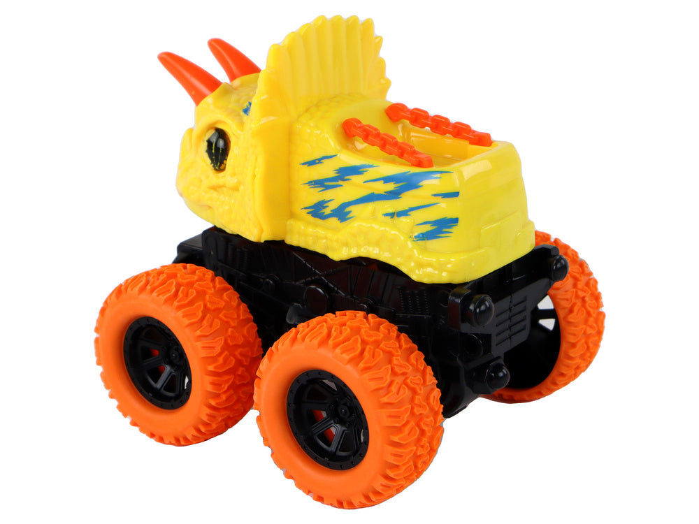 Tricerátopo de fricção amarelo
