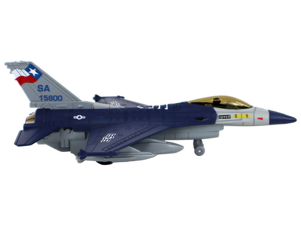 Avião de fricção azul-marinho ou cinzento