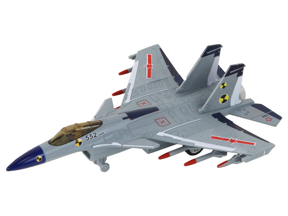 Avião de combate motorizado sortido com efeitos especiais (1 unidade, sortido)