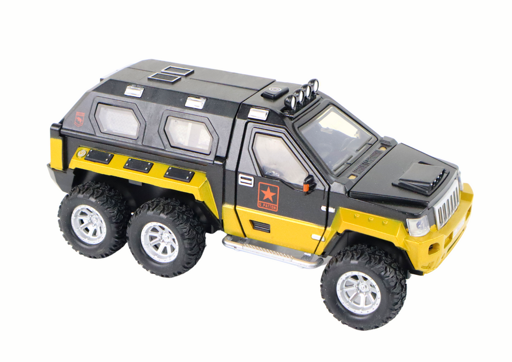 Carro com canhão interior, luz e som, 3 cores (1 unidade, sortido)