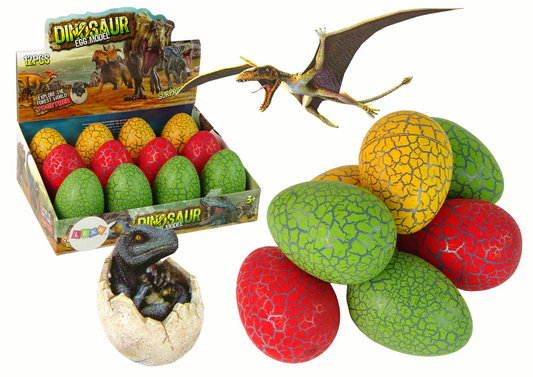 Ovo grande com dinossauro a eclodir, 8 cm (1 unidade)