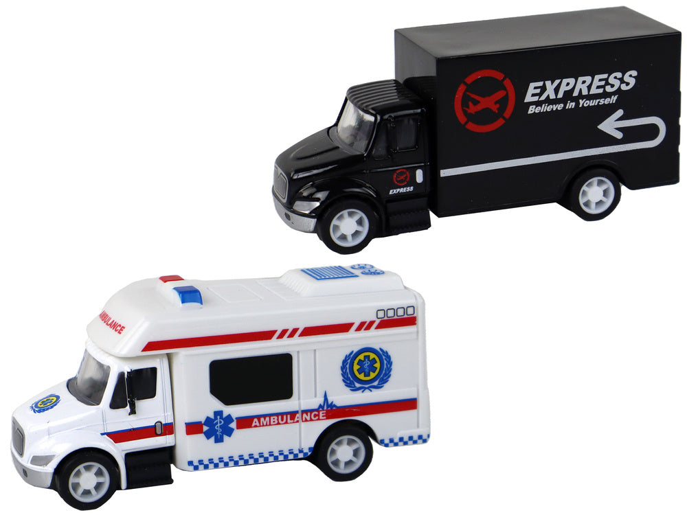 Camião camper ambulância geladaria de fricção 1:87