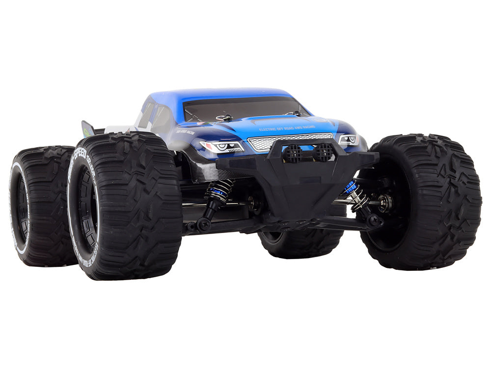 Carro todo-o-terreno RC Coelhos azul 4x4 2.4G