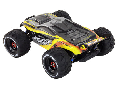 Carro todo-o-terreno RC Coelhos amarelo 4x4 2.4G