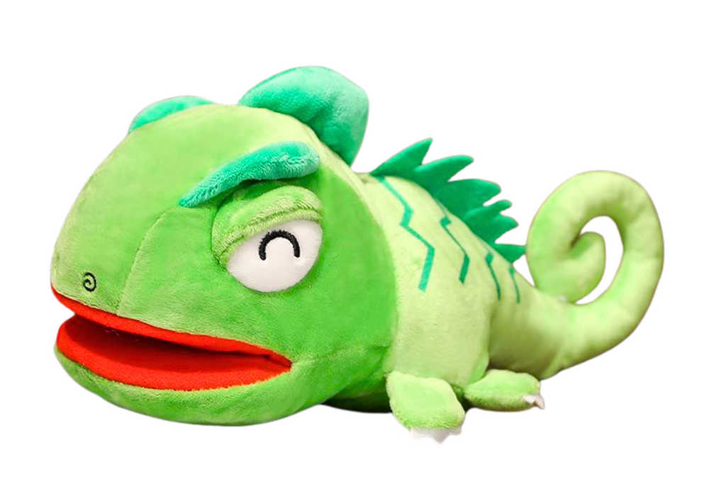 Fantoche dragão verde 30 cm