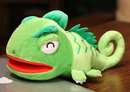 Fantoche dragão verde 30 cm