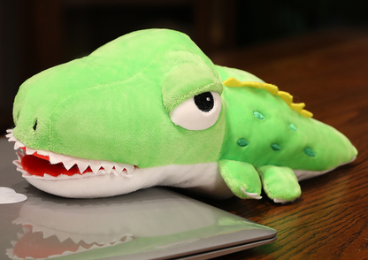 Fantoche crocodilo verde 30 cm