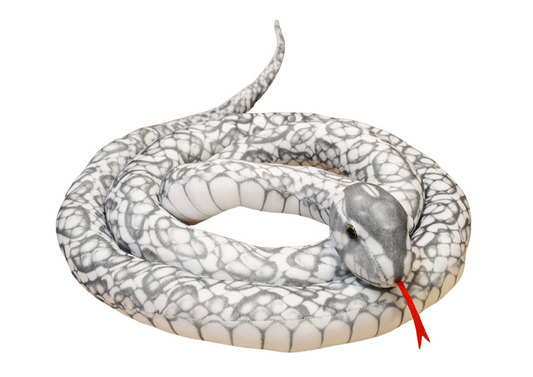 Peluche cobra cinzenta 110 cm