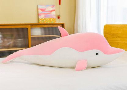 Peluche golfinho rosa 70 cm