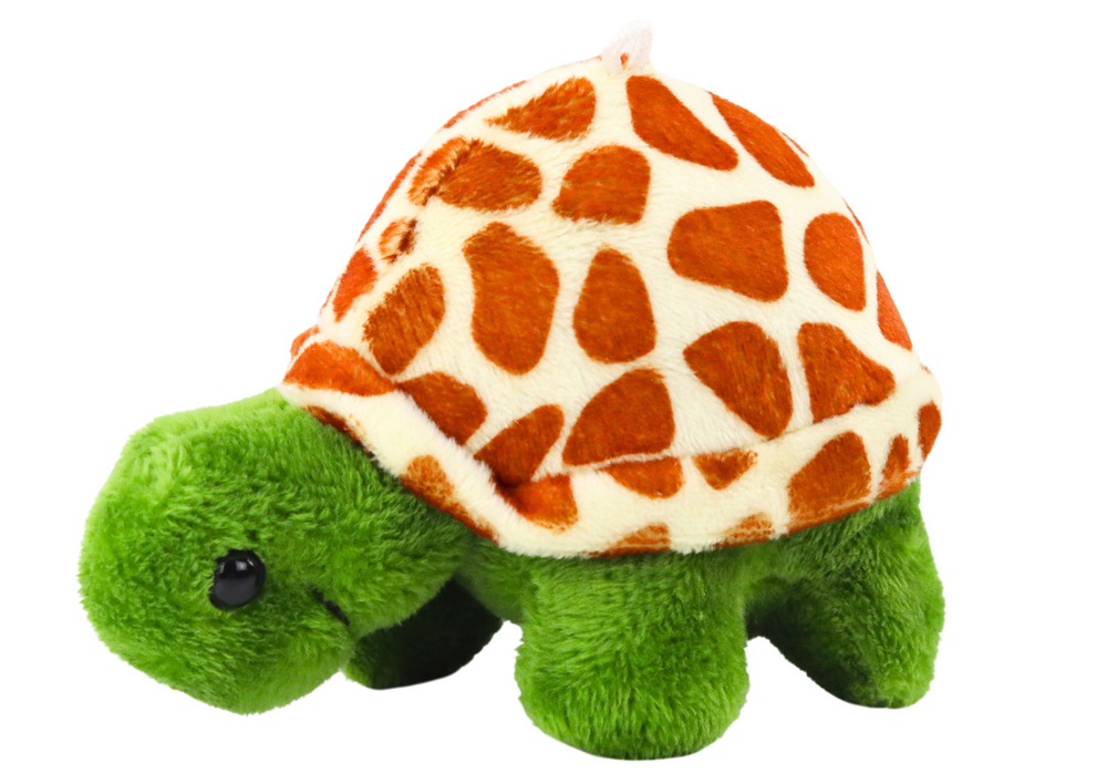 Porta-chaves peluche tartaruga castanha 10 cm