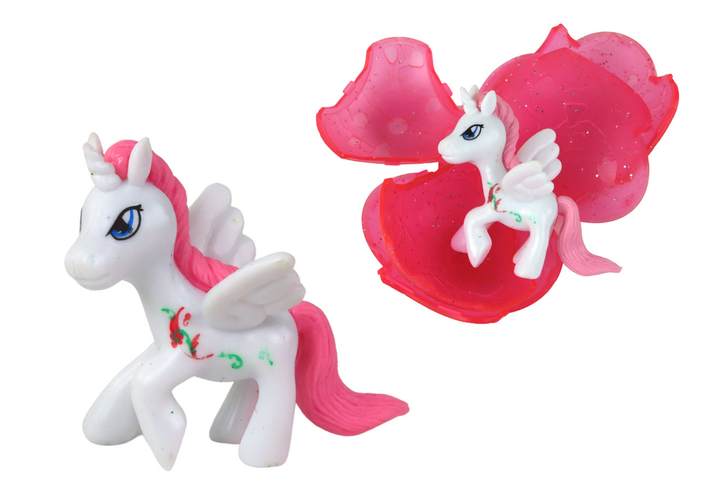 Ovo mágico unicórnio rosa 6 cm