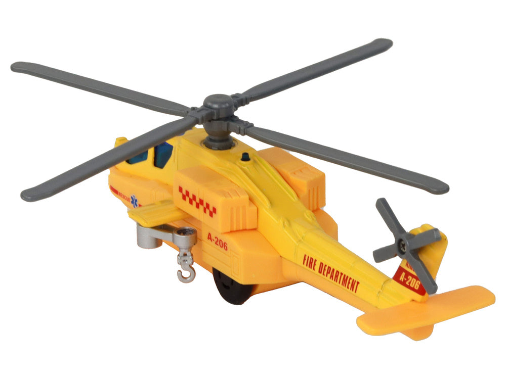 Helicóptero de resgate em alumínio, de fricção (1 unidade, sortido)