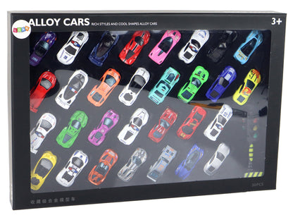 Conjunto de 30 molas em caixa para carros polícia e desportivos