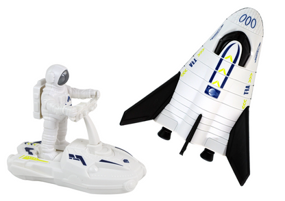 Missão espacial foguetão astronauta nave espacial, 5 peças